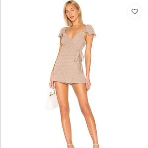 Show Me Your Mumu Elena Romper in Dotcha Miss Me